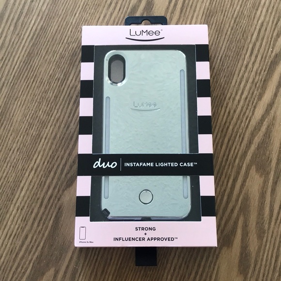 LuMee Other - LuMee Duo Mirror iPhone XS Max Case - Silver